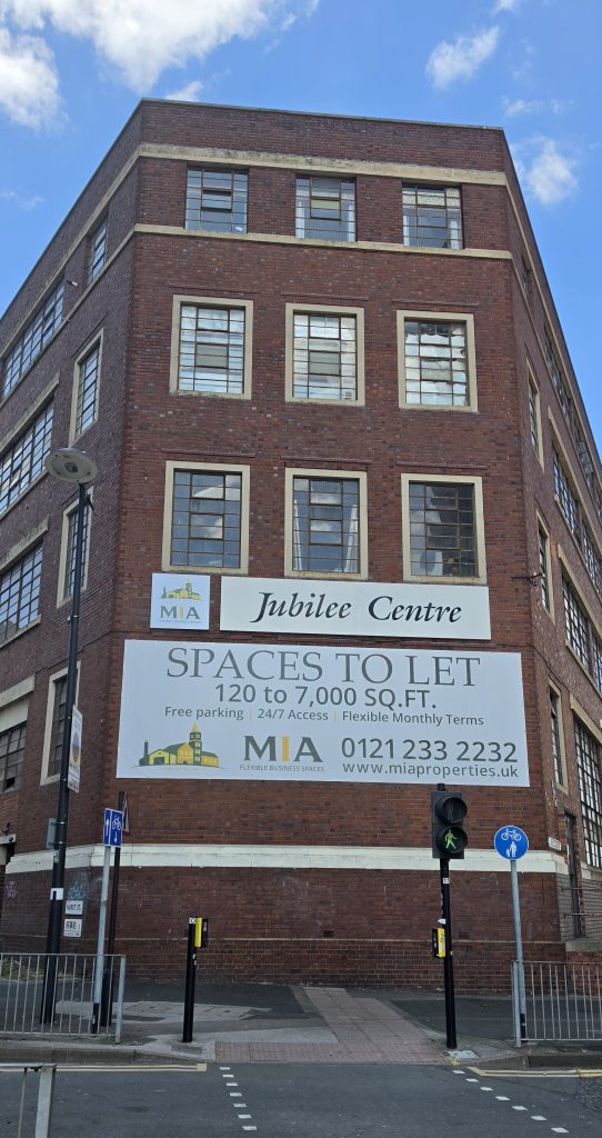 Side view of Jubilee Centre